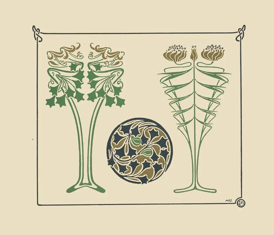 Abstract Design Based On Leaves 2