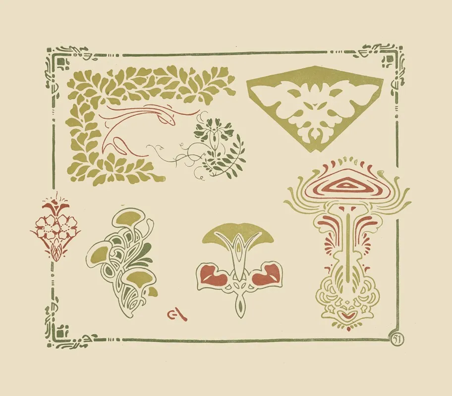 Abstract Design Based On Organic Shapes 2