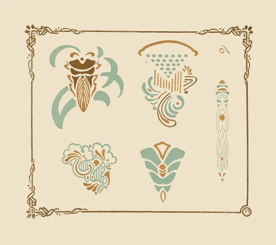 Abstract Design Based On Organic Shapes 3