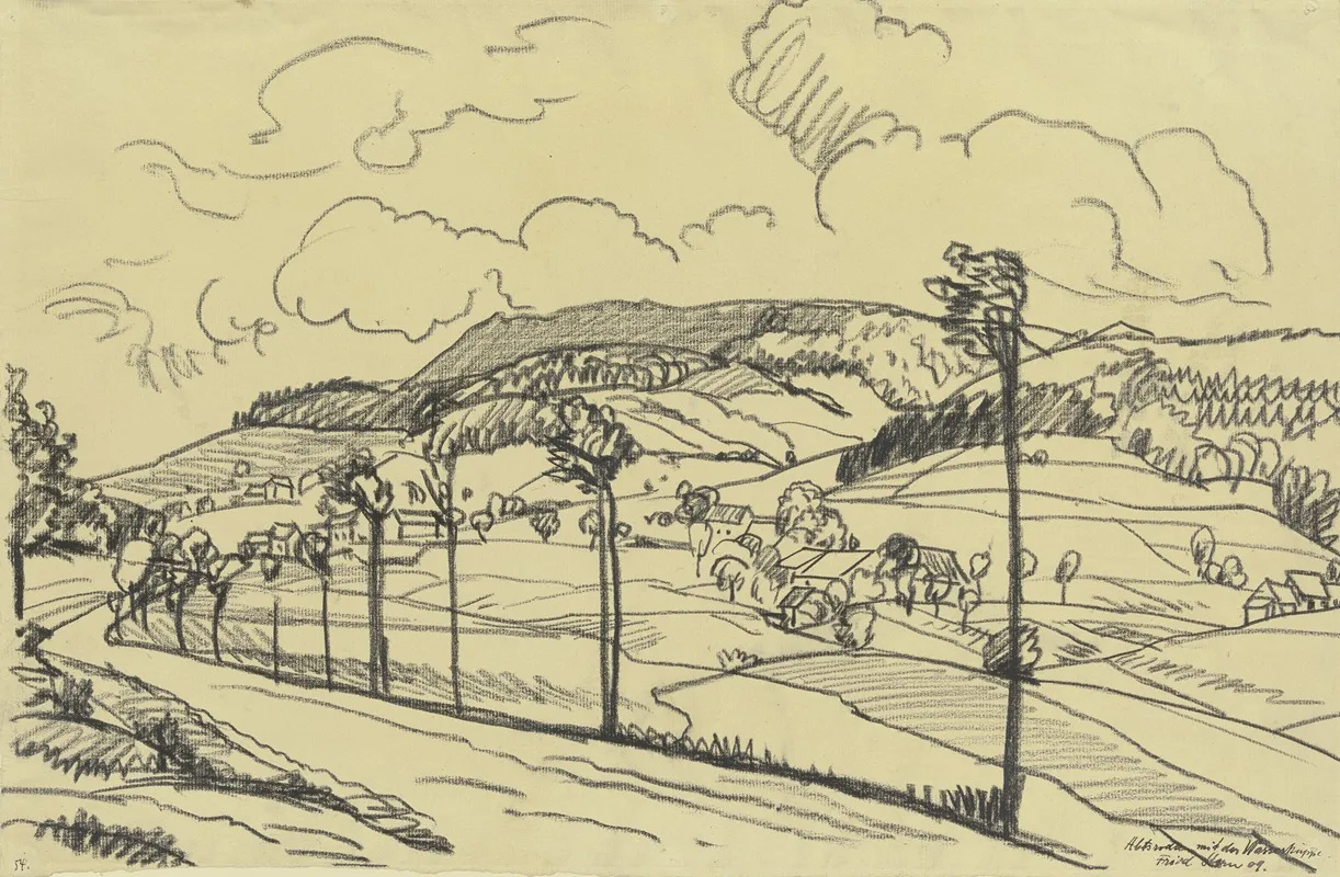 Abtsroda Mit Der Wasserkuppe
