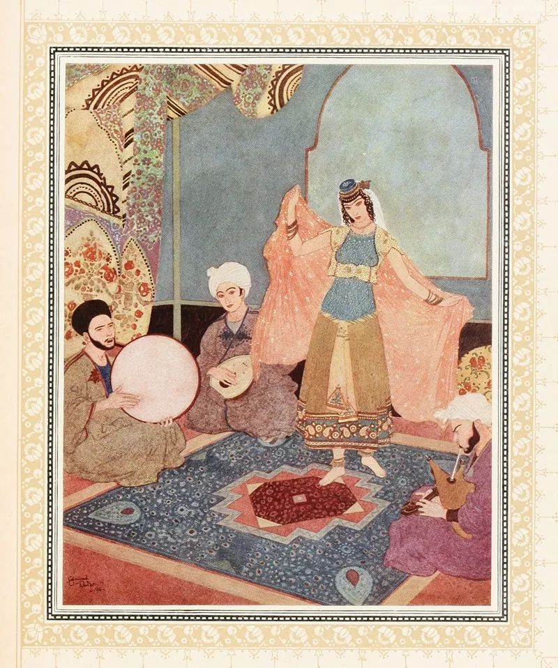Abu L Hasan Entertains The Strangers With Dancing And Music