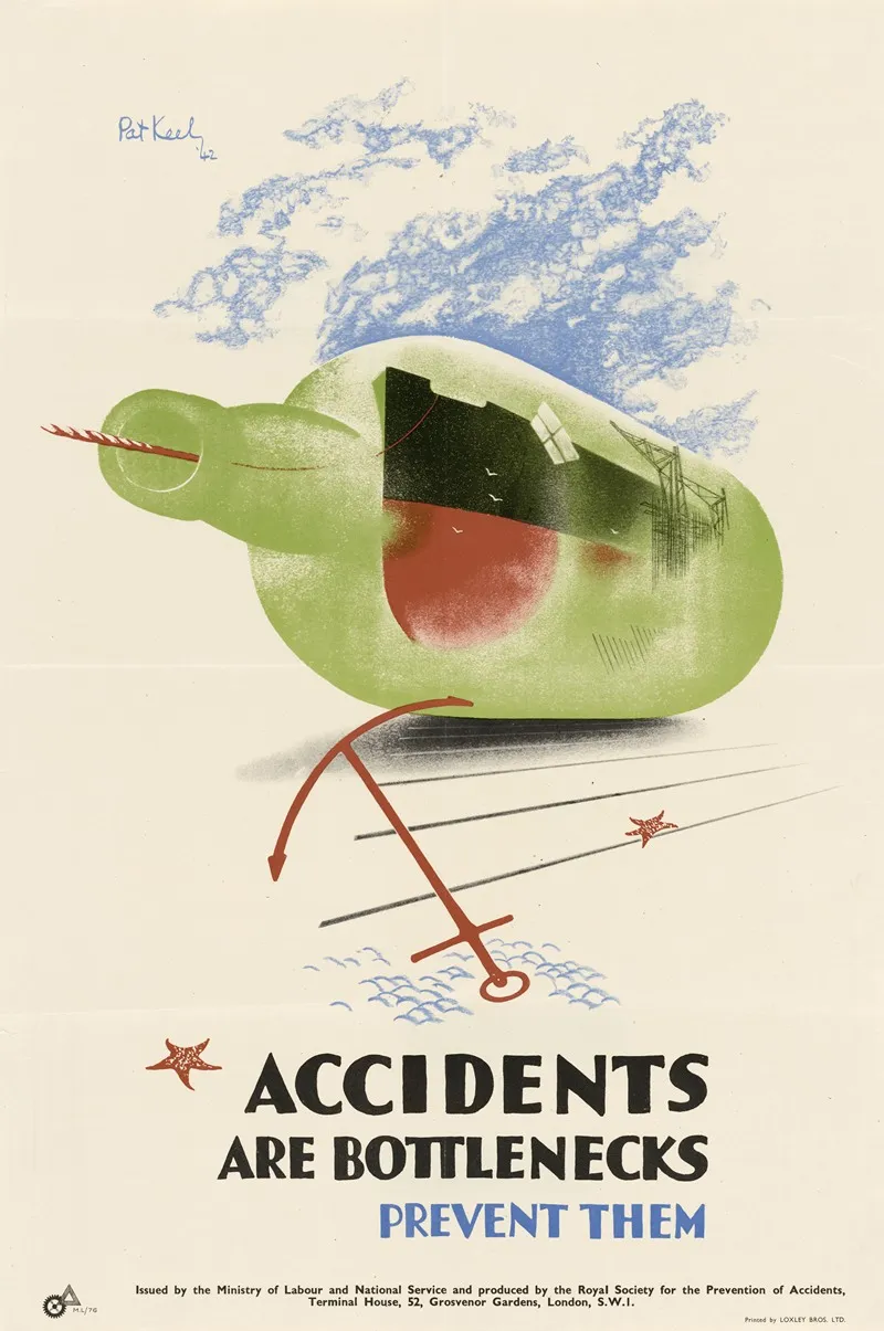 Accidents Are Bottlenecks Prevent Them by Pat Keely - Canvas Print