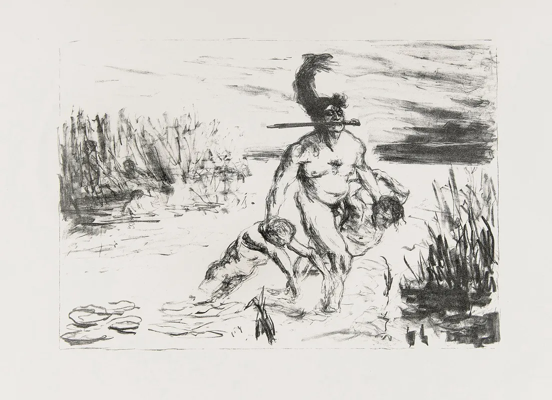 Achill Und Die Gefangenen by Max Slevogt - Canvas Print