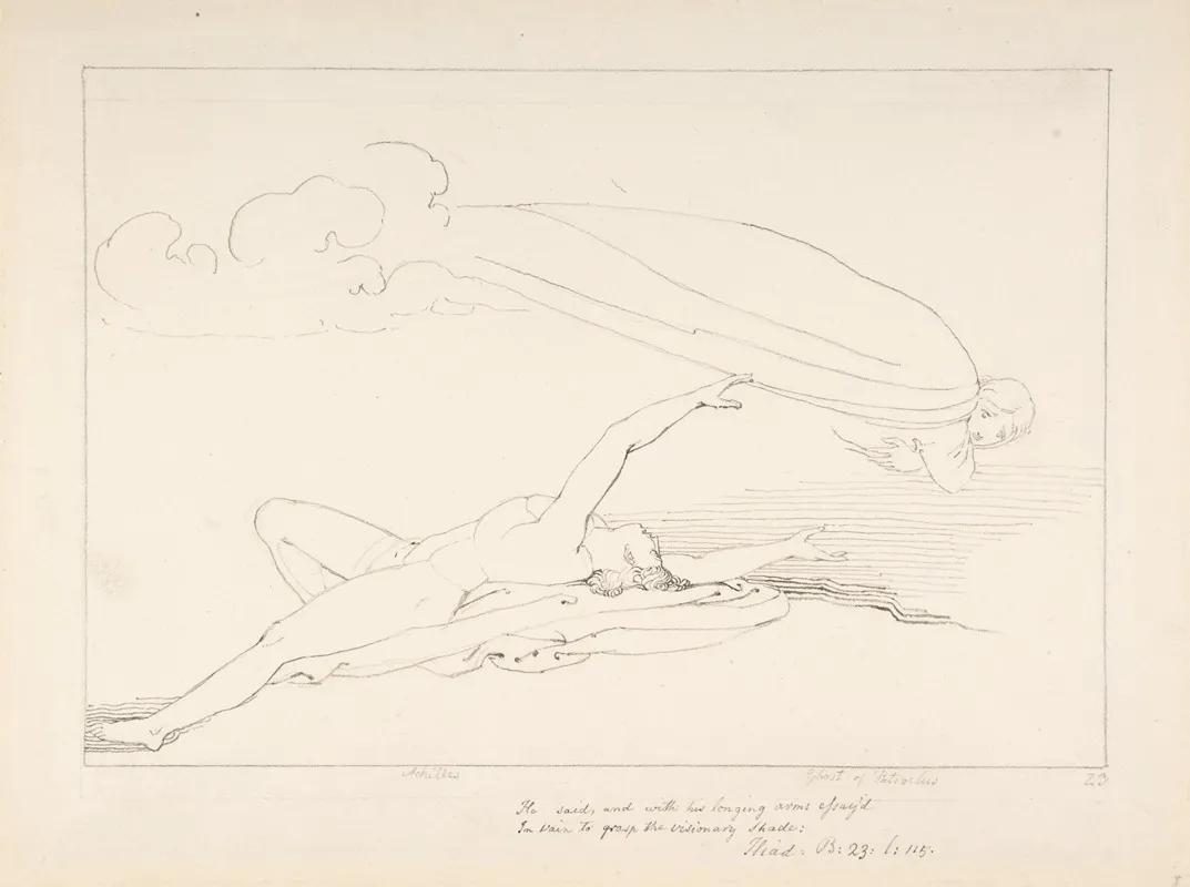 Achilles And The Shade Of Patroclus