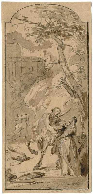 Achilles Becoming A Pupil Of Cheriron