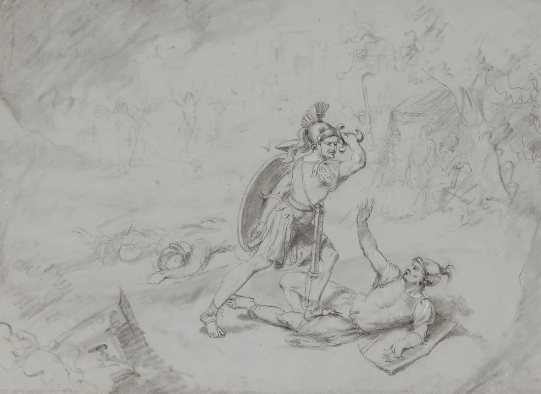 Achilles Kills Hector 2