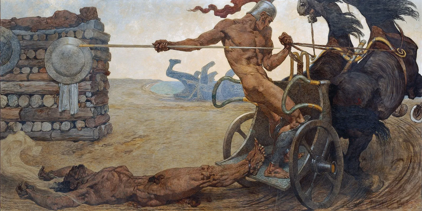 Achilles by Alexander Rothaug - Canvas Print