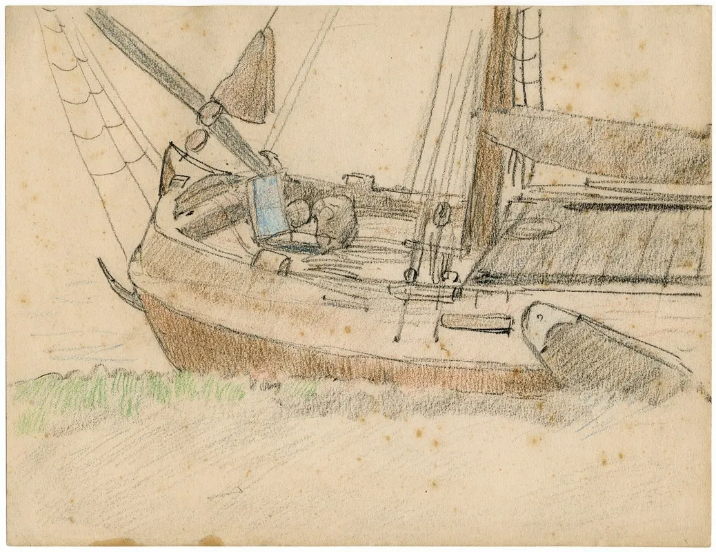 Achtersteven Van Een Zeilboot 2