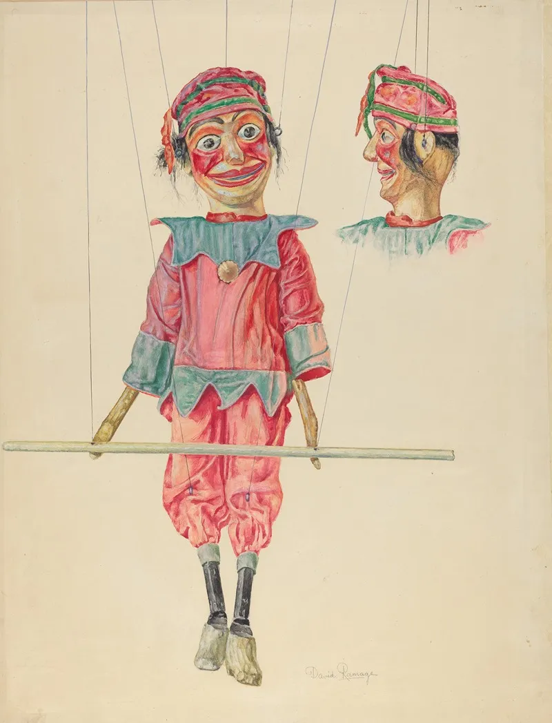 Acrobat Albert by David Ramage - Canvas Print