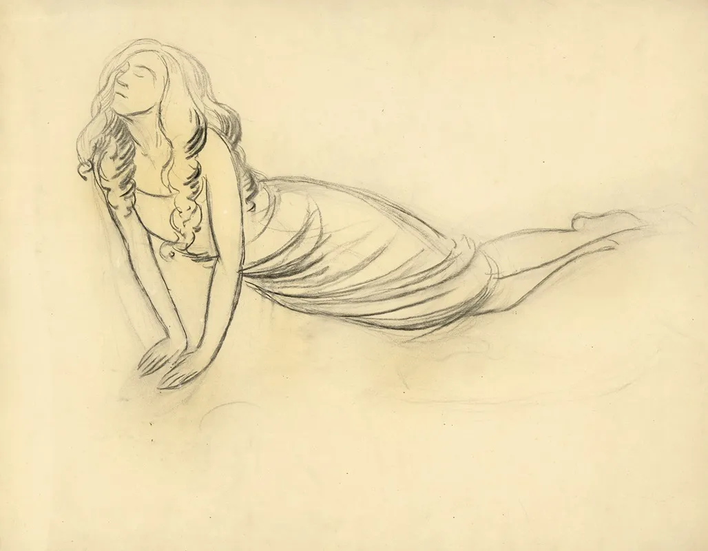 Actrice Of Danseres Grote Schets