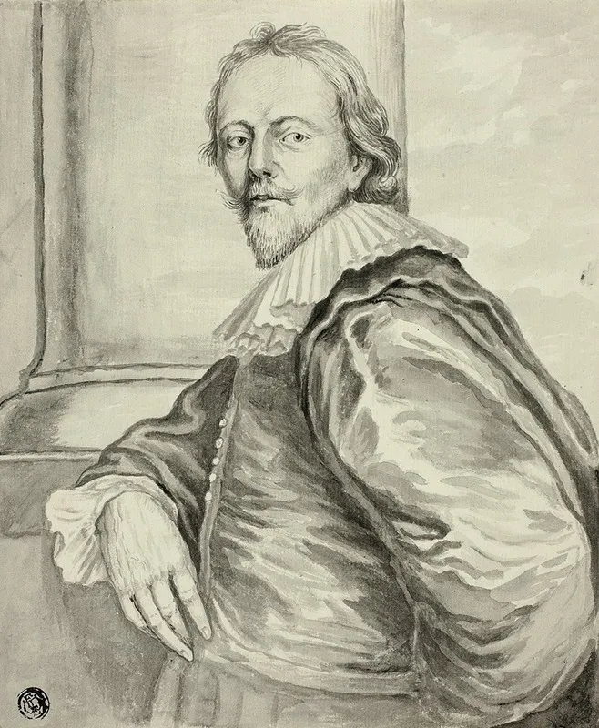 Adam De Coster by Follower of Anthony van Dyck - Canvas Print