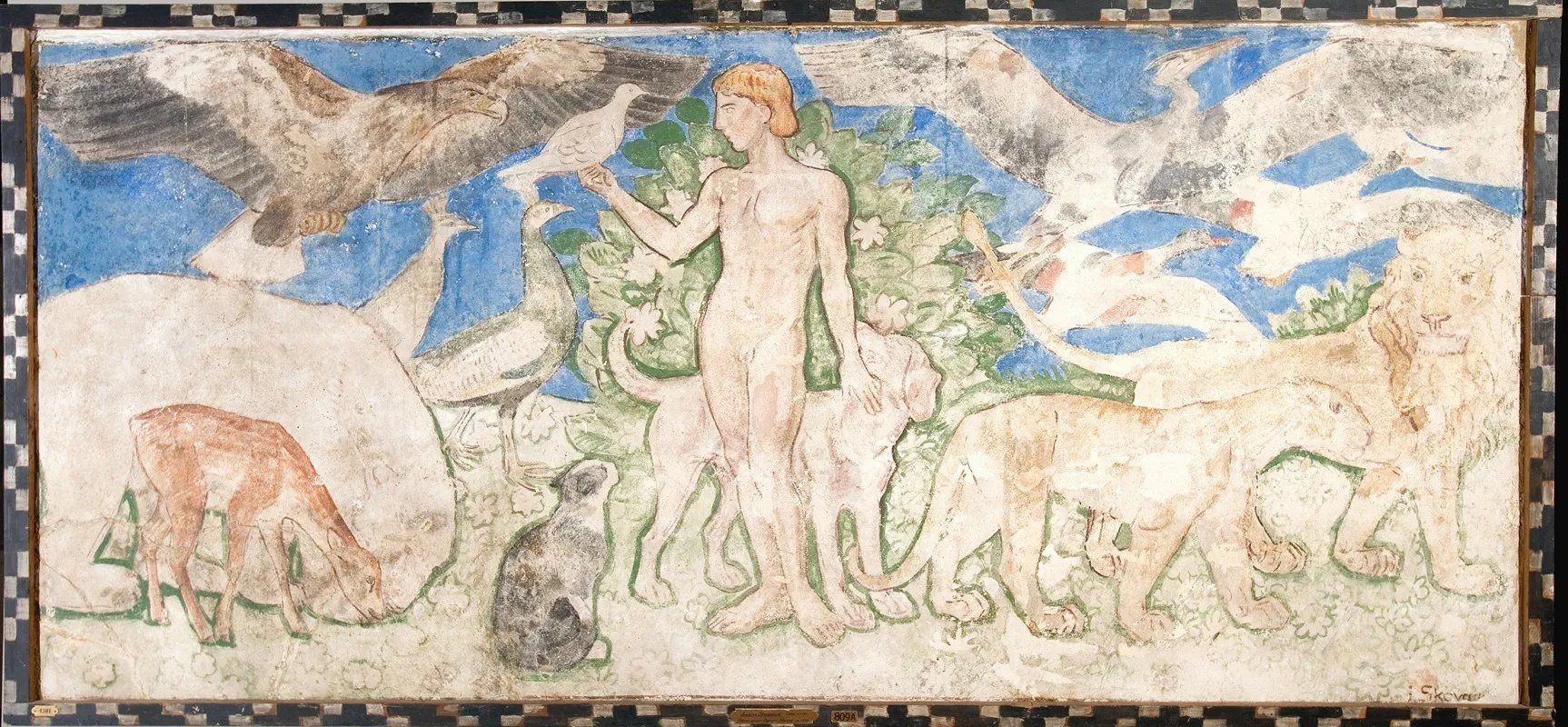 Adam Naming The Animals by Joakim Skovgaard - Canvas Print