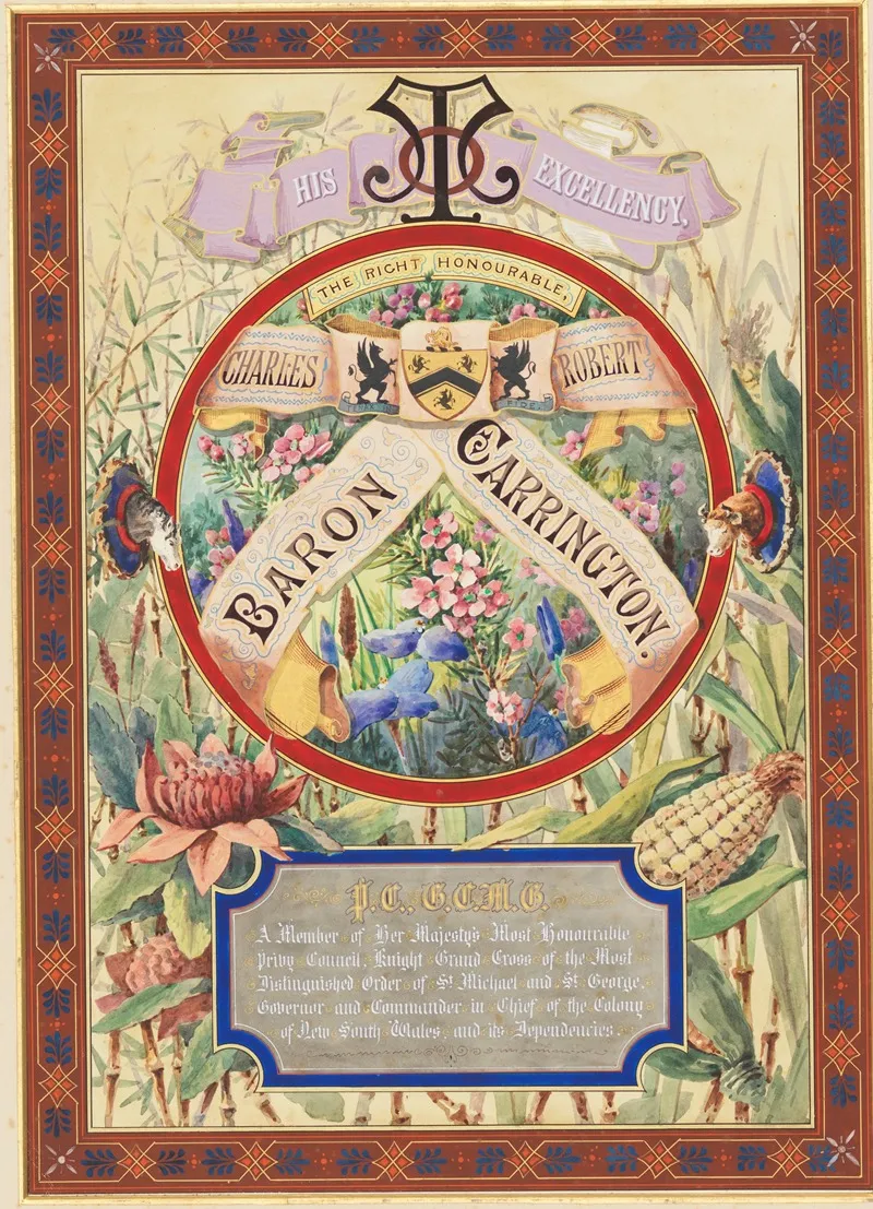 Addresses Presented To Lord Carrington Governor Of New South Wales Pl 06