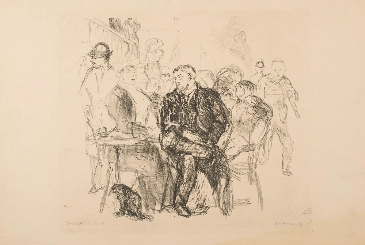 Admiralscafe 2 by Max Beckmann - Canvas Print