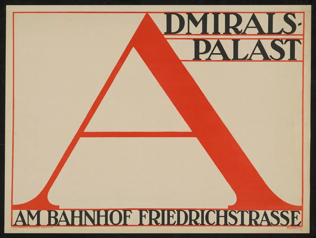 Admiralspalast by Julius Klinger - Canvas Print