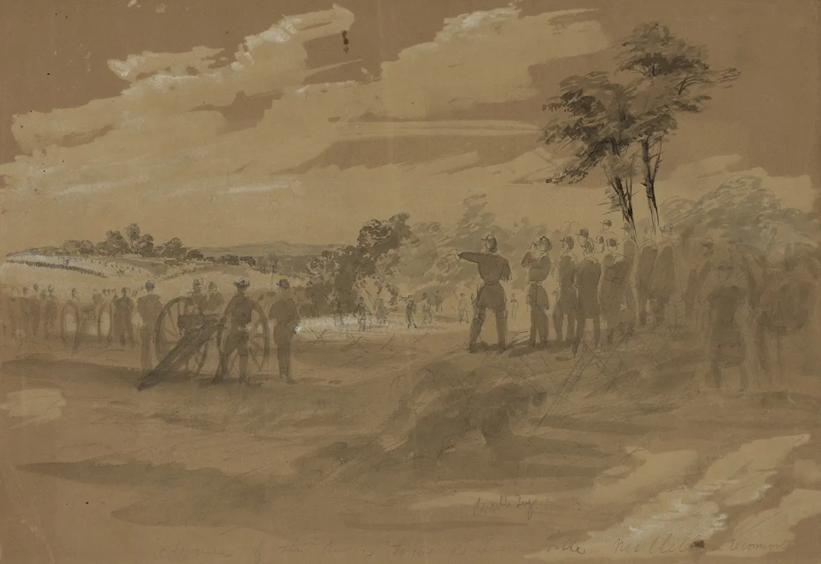 Advance Of The Army Towards Lewinsville