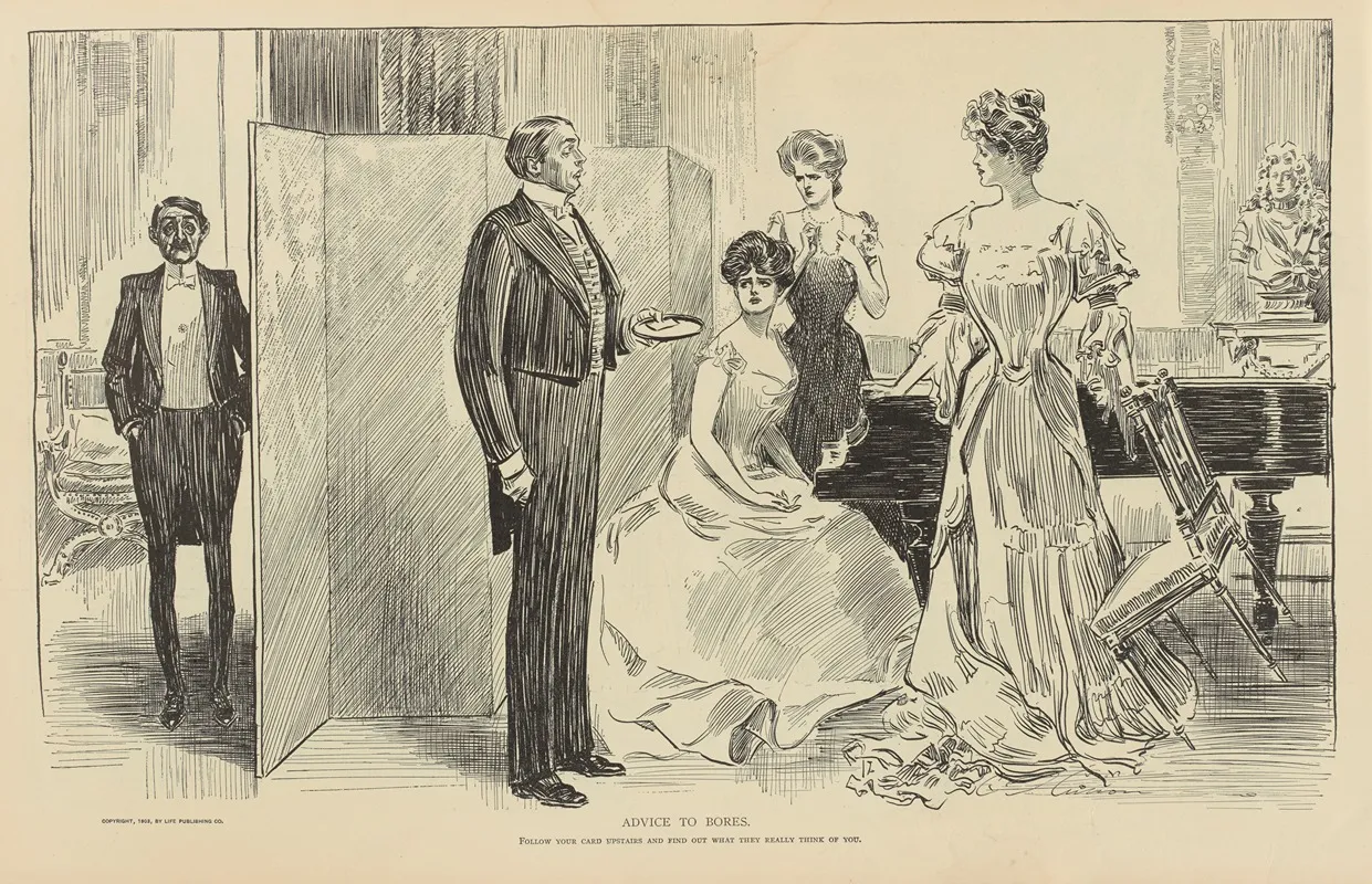 Advice To Bores Follow Your Card Upstairs