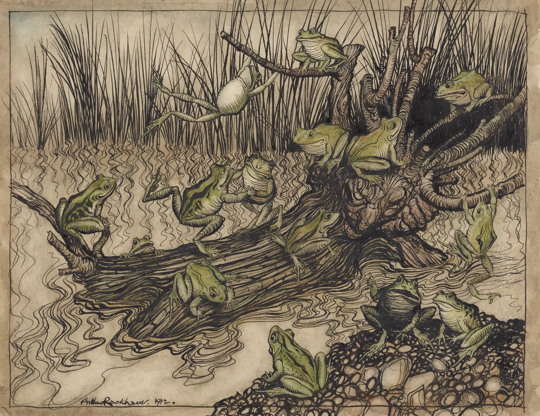 Aesops Fables King Log