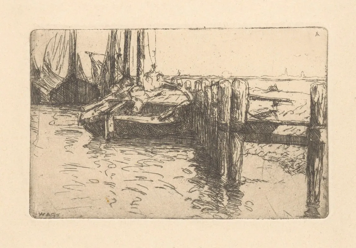 Afgemeerde Schuiten