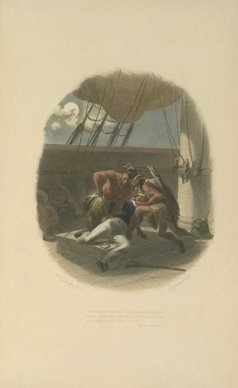 Afloat And Ashore by Felix Octavius Carr Darley - Canvas Print