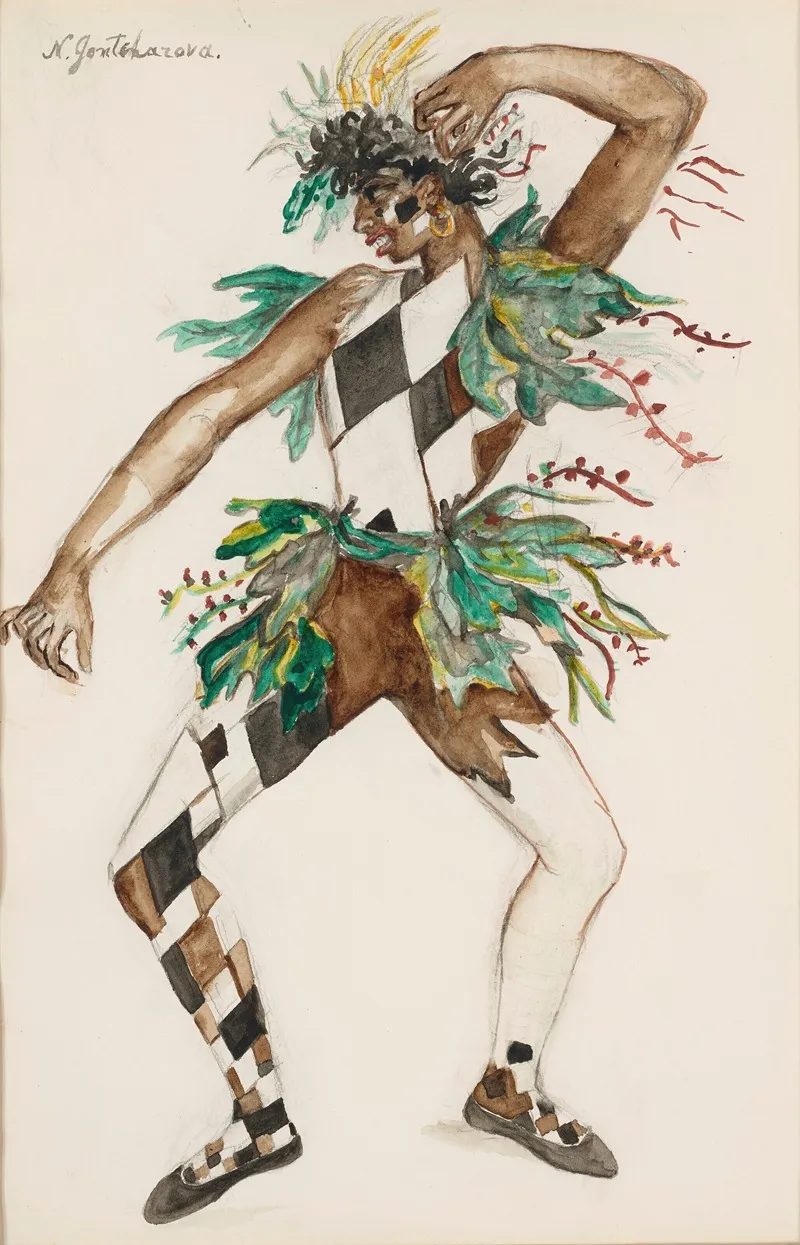 African Dancer by Léon Bakst - Canvas Print