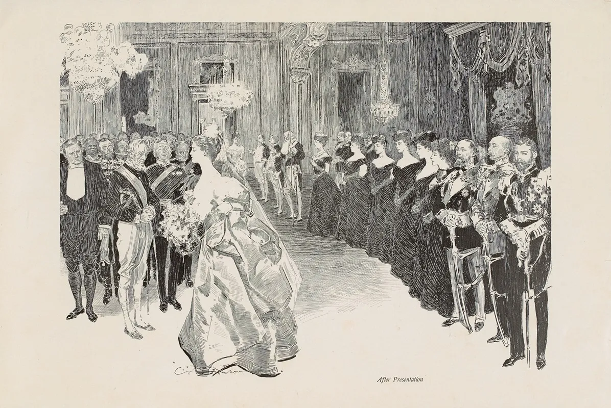 After Presentation by Charles Dana Gibson - Canvas Print