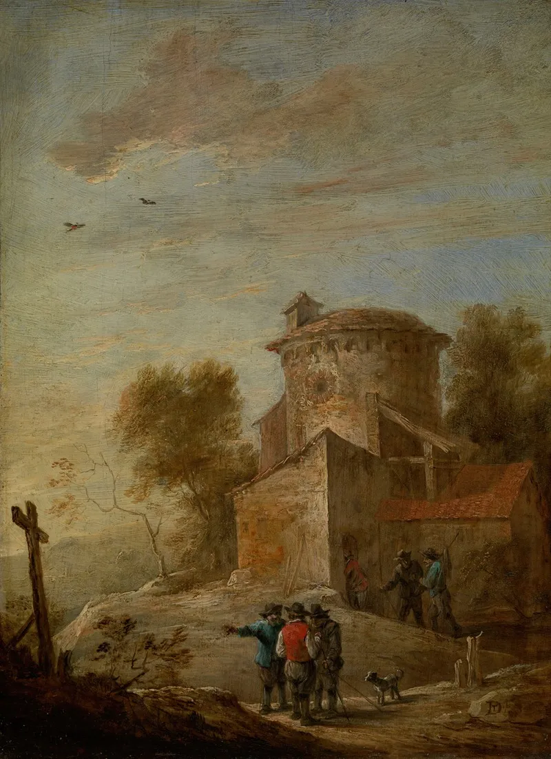 Afternoon 3 by David Teniers The Younger - Canvas Print
