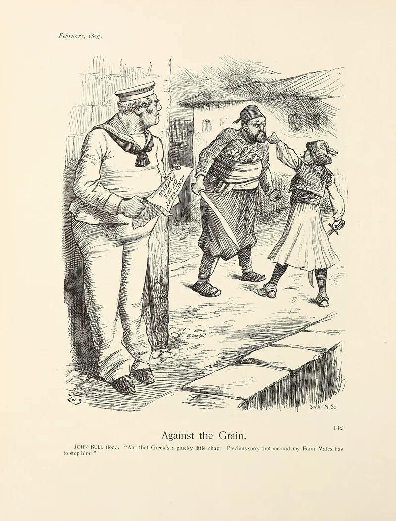 Against The Grain by Sir John Tenniel - Canvas Print