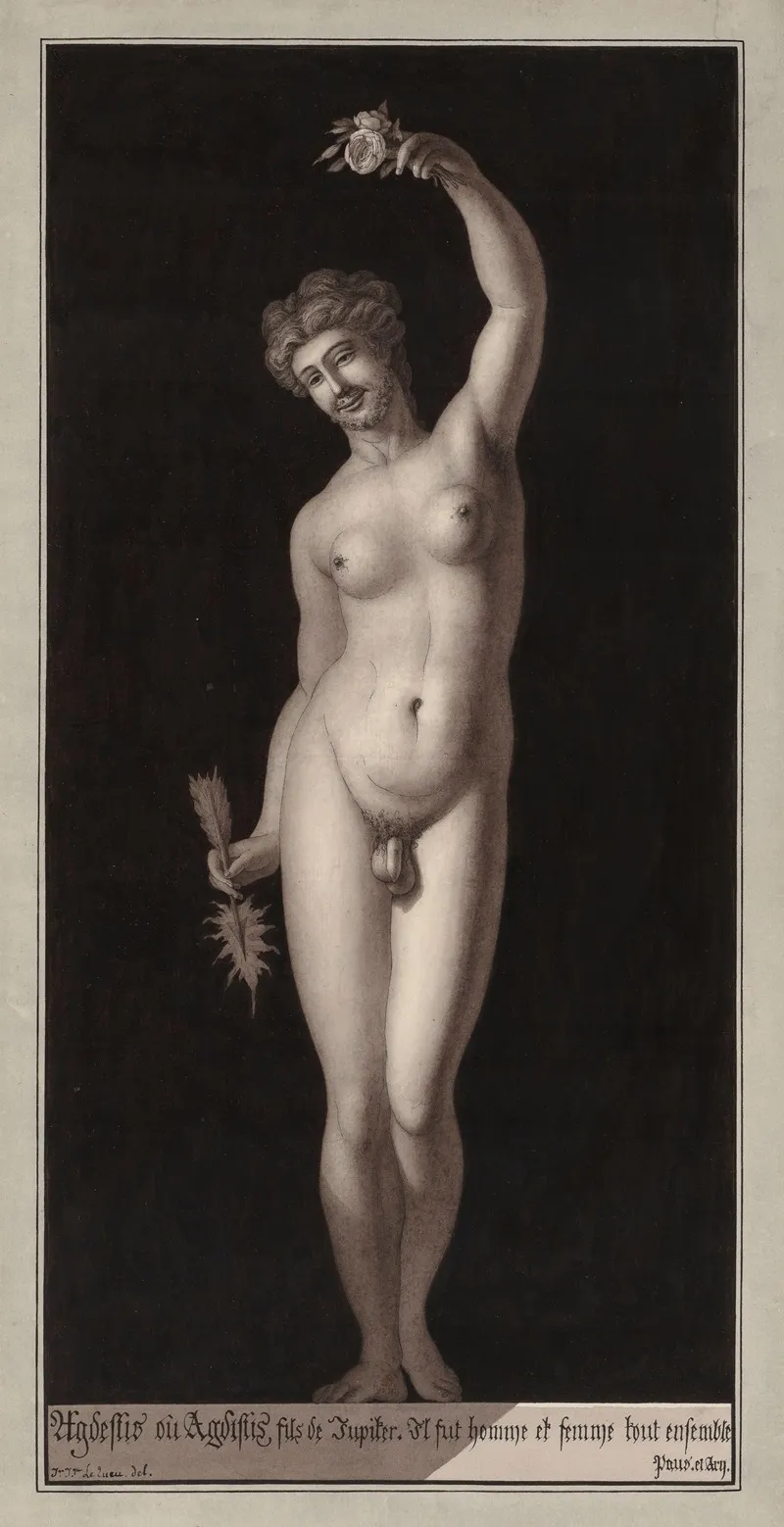 Agdestis Ou Agdistis Fils De Jupiter Il Fut Homme Et Femme Tout Ensemble