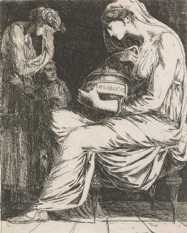 Agrippina Mourning The Death Of Germanicus
