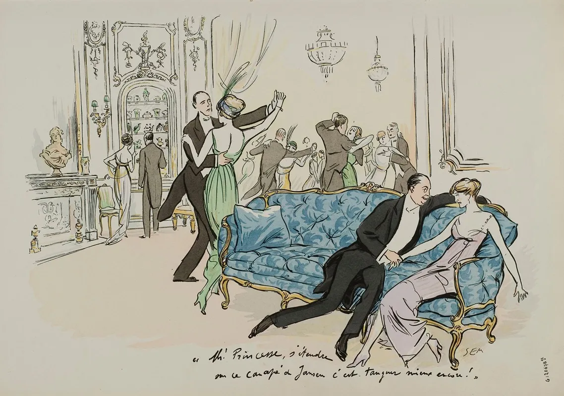 Ah Princesse Setendre Dans Ce Canape De Jansen