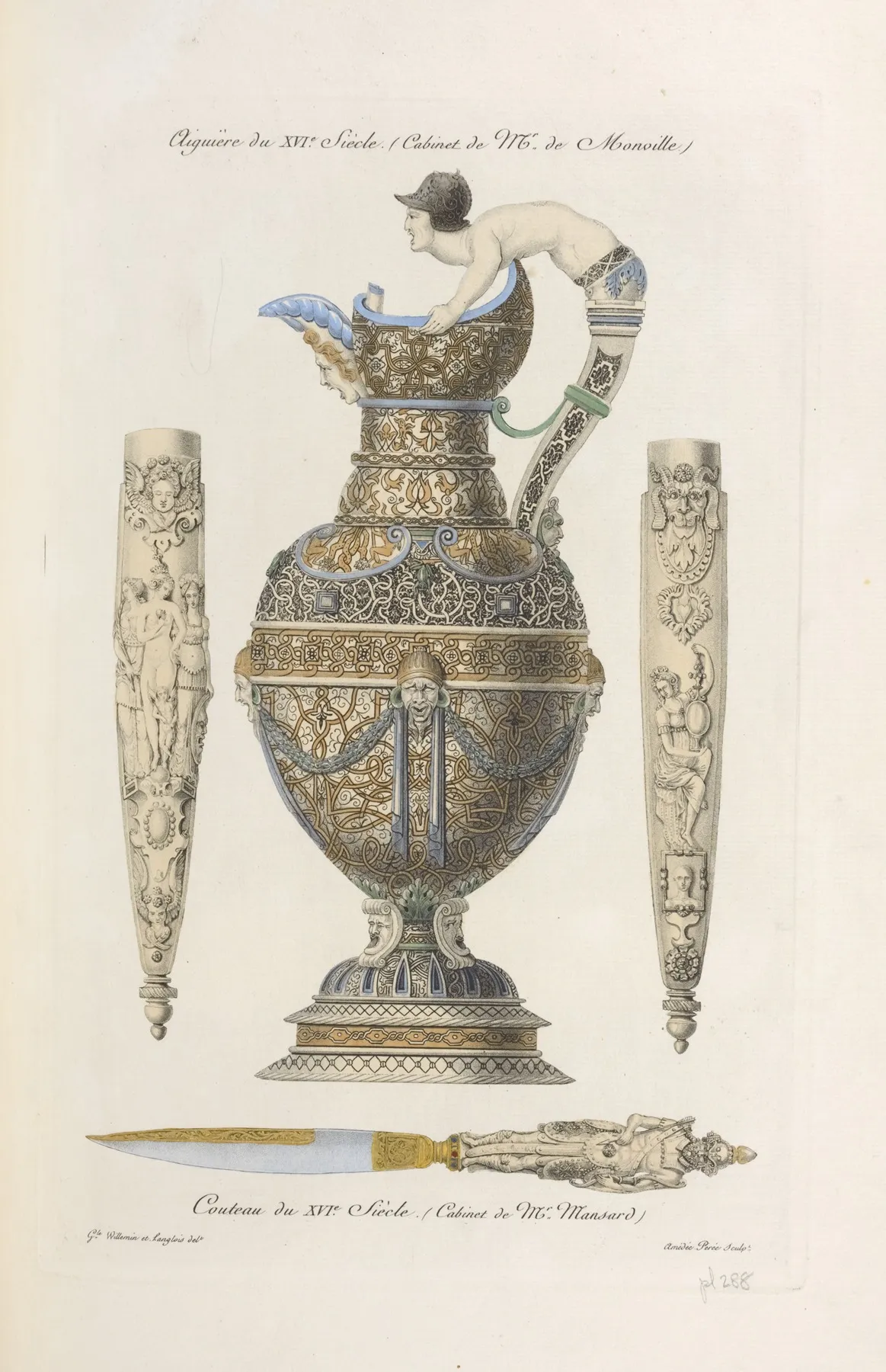 Aiguiere Du Xvie Siecle Cabinet De Mr De Monville Couteau Du Xvie Siecle Cabinet De Mr Mansard