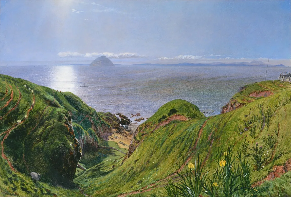 Ailsa Craig by William Bell Scott - Canvas Print