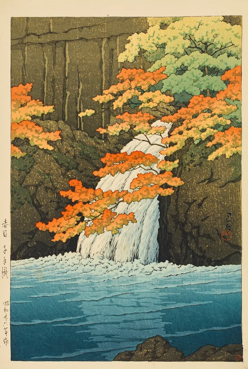 Akame Senju Taki Senju Waterfall Akame