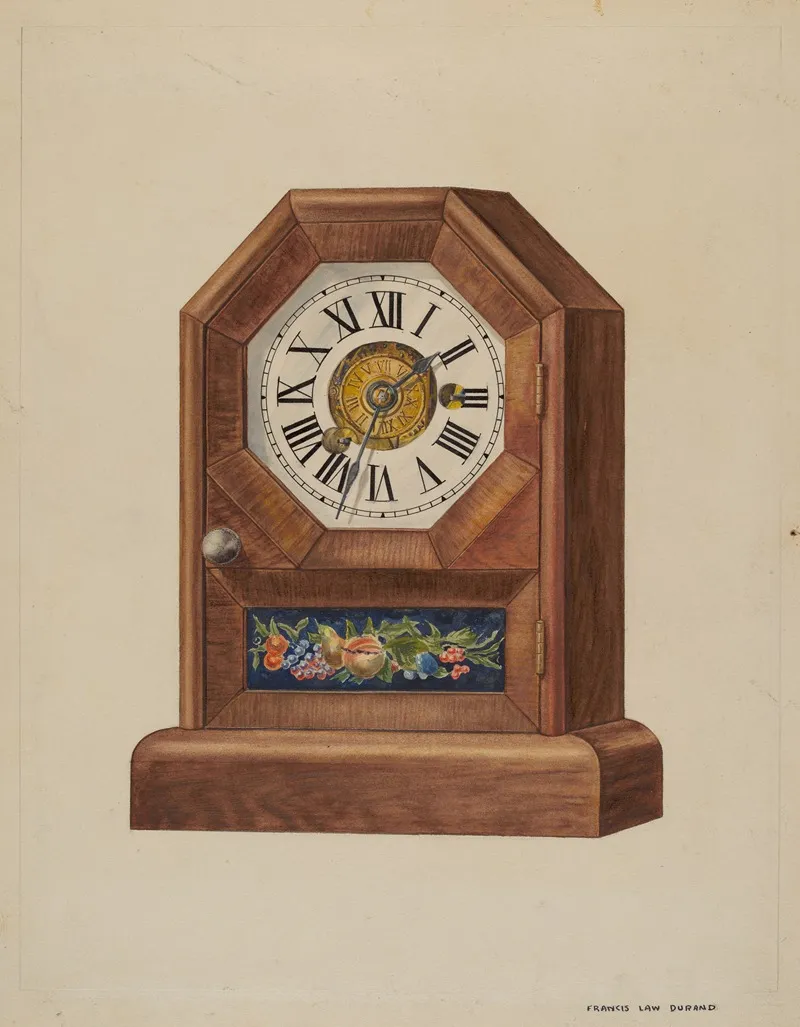 Alarm Clock Timepiece by Francis Law Durand - Canvas Print