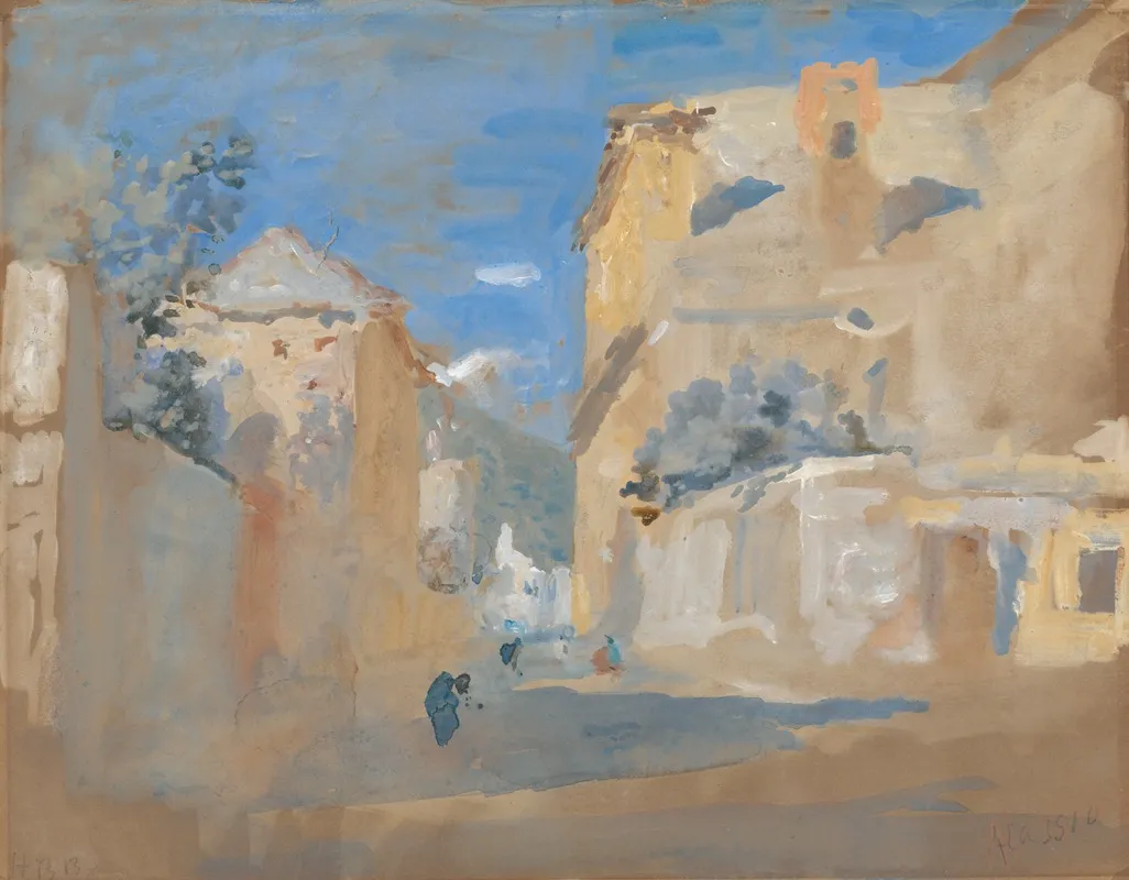 Alassio by Hercules Brabazon Brabazon - Canvas Print