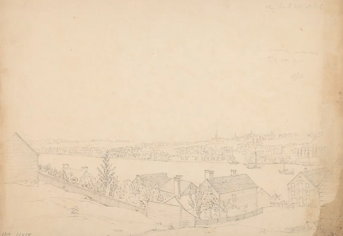 Albany From The Hill At Bath