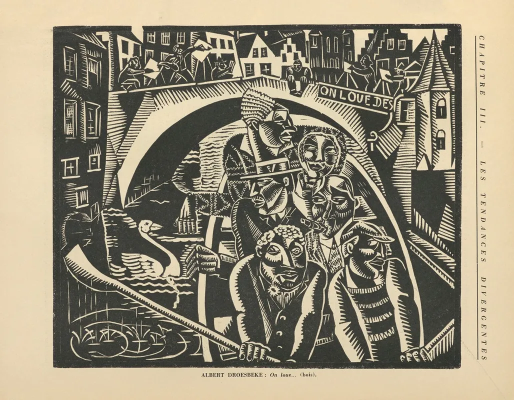 Albert‎ ‎droesbeke On‎ ‎loue by Sander Pierron - Canvas Print
