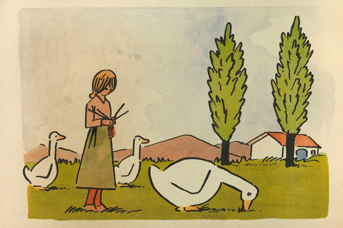 Album A Colorier Pour Nos Enfants Pl 10 by André Hellé - Canvas Print