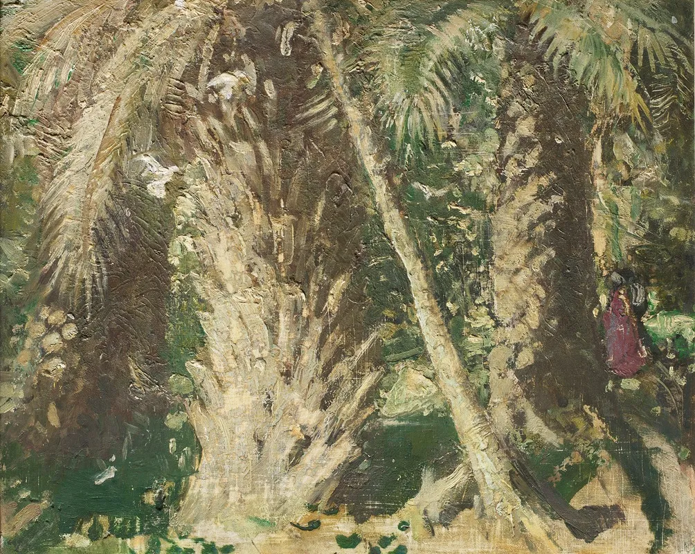 Alcazar Gardens by William Nicholson - Canvas Print