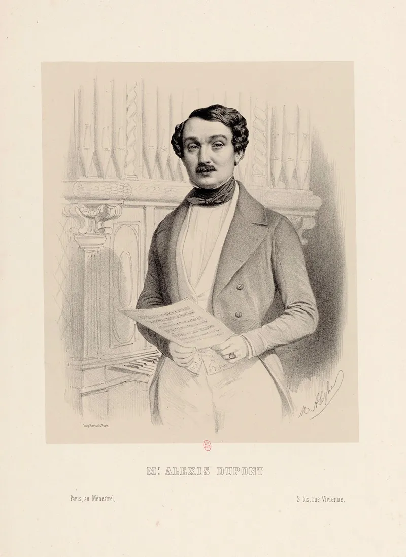 Alexis Dupont by Marie-Alexandre Alophe - Canvas Print