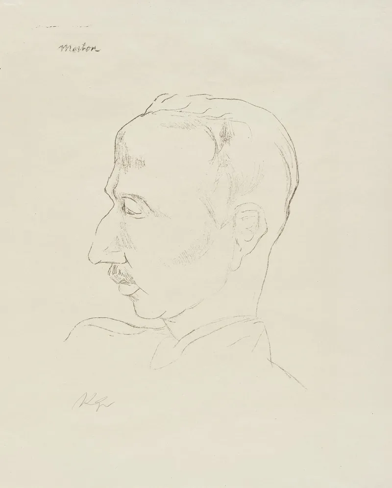 Alfred Merton by Rudolf Grossmann - Canvas Print
