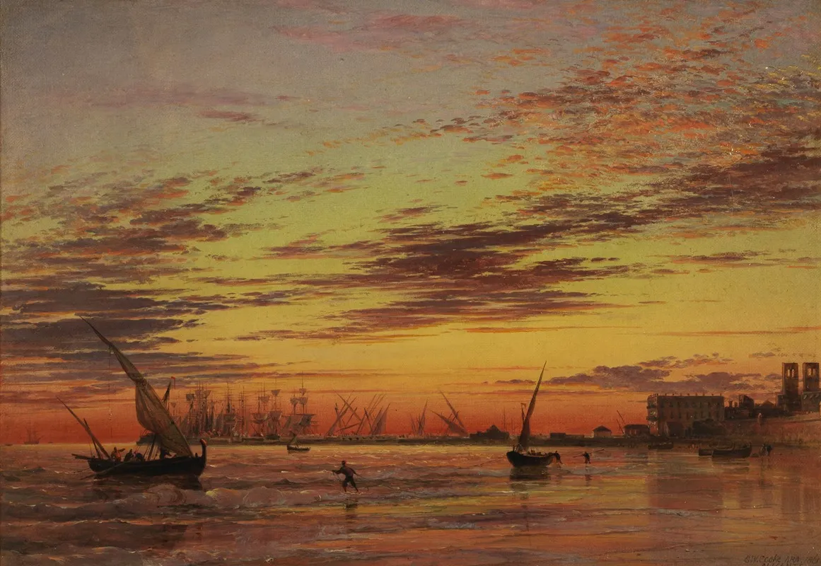 Alicante by Edward William Cooke - Canvas Print