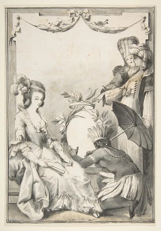 Allegorical Figures Of The Four Continents