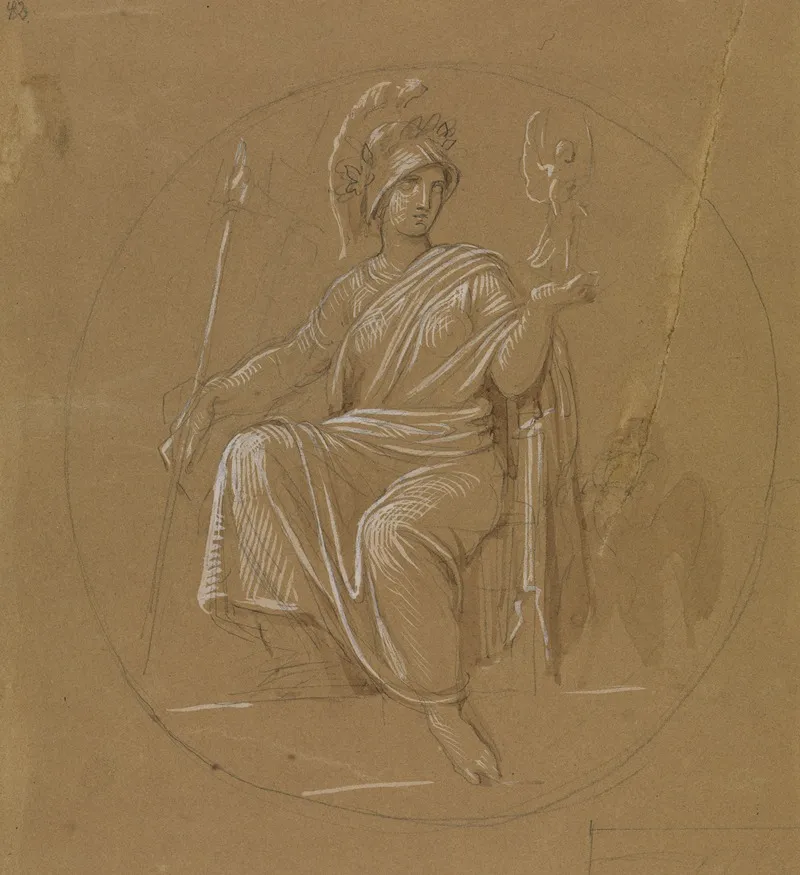 Allegorie Der Roma by Moritz von Schwind - Canvas Print