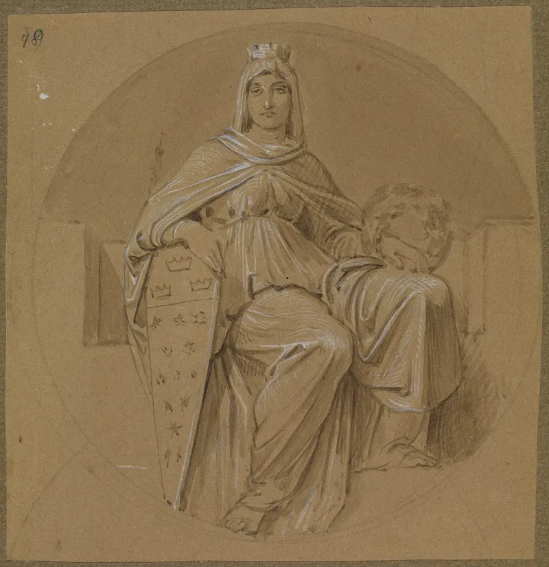 Allegorie Der Stadt Koln by Moritz von Schwind - Canvas Print