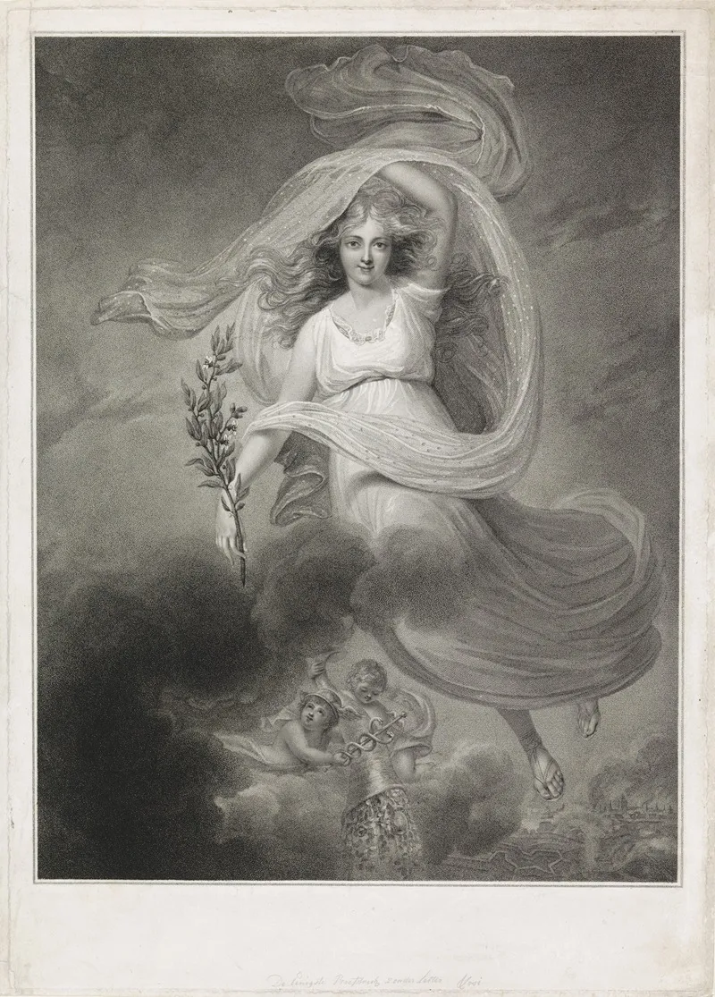 Allegorie Op De Vrede Van Amiens by Christiaan Josi - Canvas Print