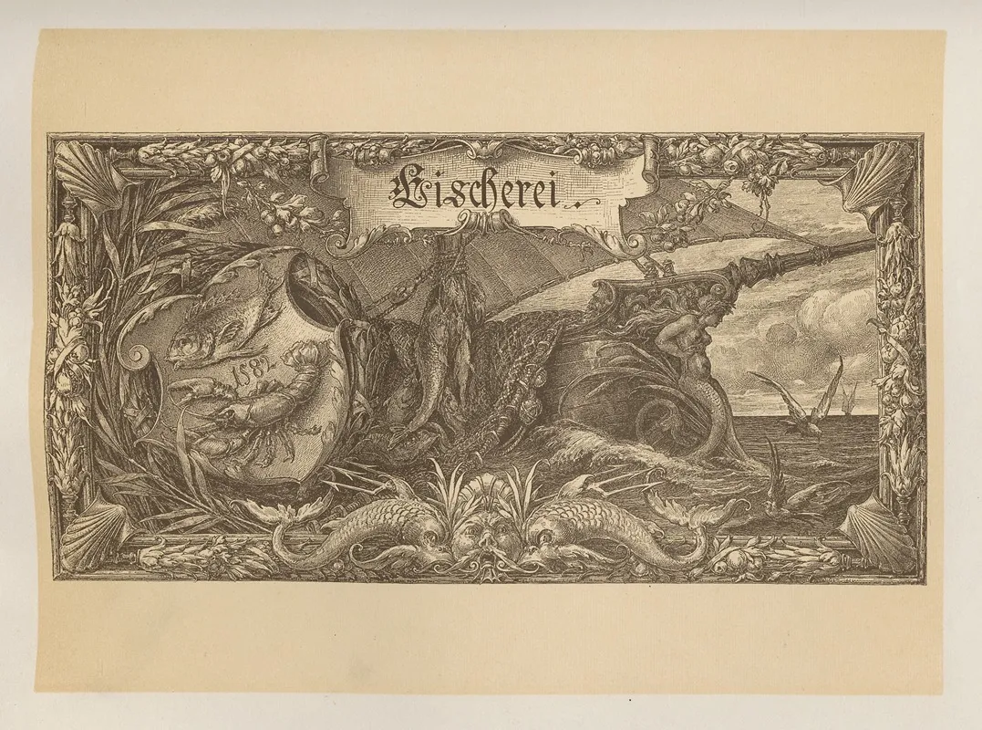 Allegories And Emblems Pl 052 by Albert Ilg - Canvas Print