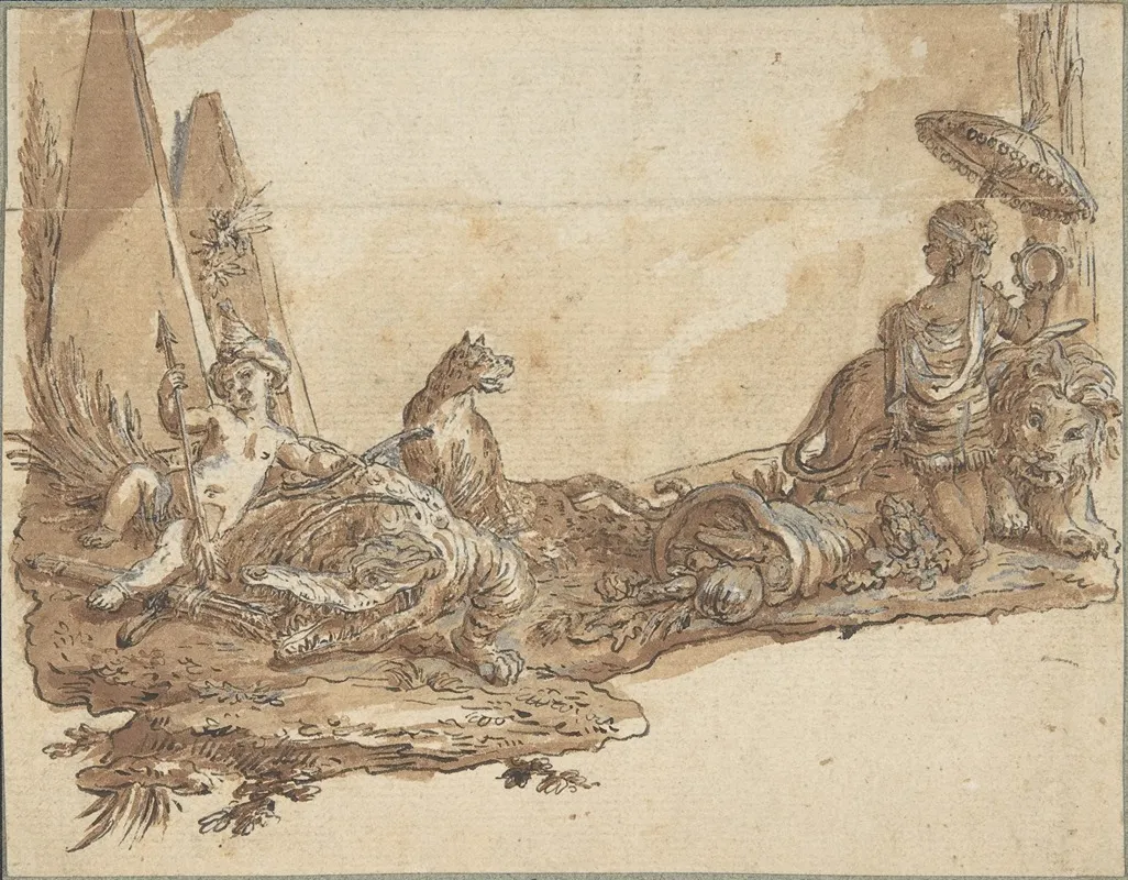 Allegories Of Africa And America