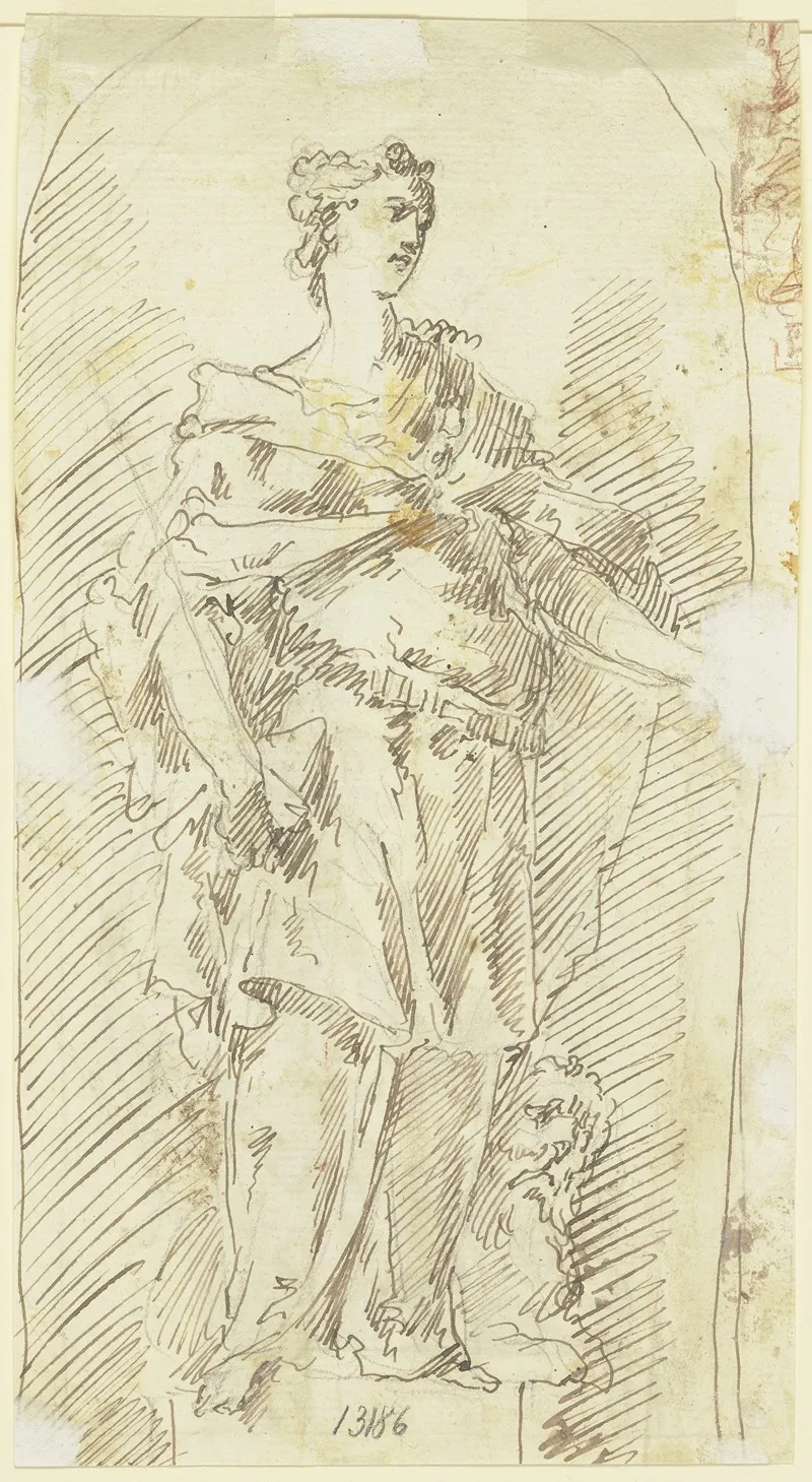 Allegorische Frauenfigur